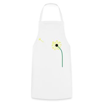 Pissenlit,Pissenlit,Renoncule, ✔ - Tablier de cuisine - blanc - Devant - AI Model Male 185 dark (185cm)