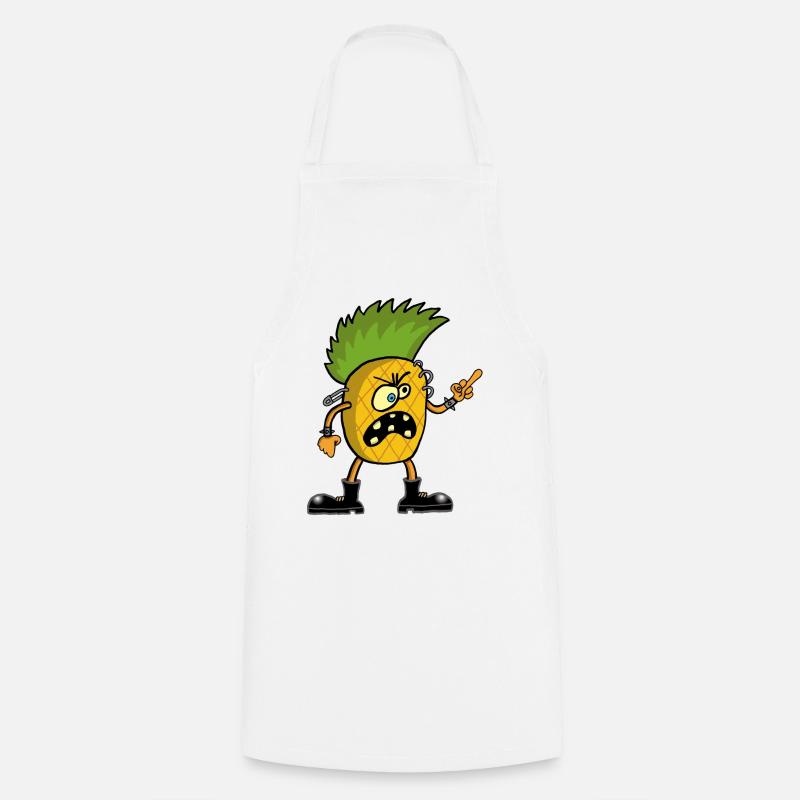 Ananas anarchiste - Tablier de cuisine - blanc