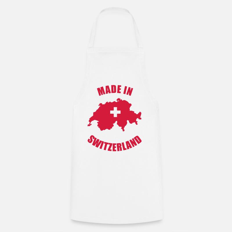 Made in Switzerland - Cooking Apron - white