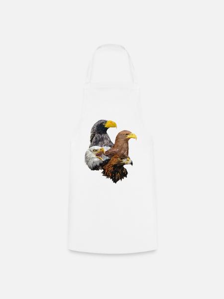 Birds of prey - Cooking Apron - white