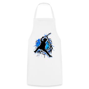 Scooter - Stuntscooter - Scooter - Scooter Blue - Cooking Apron - white - Front - AI Model Male 185 dark (185cm)