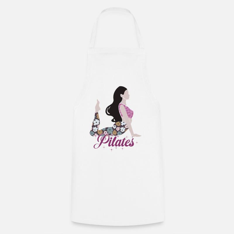 Pilates - Tablier de cuisine - blanc