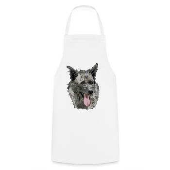 Berger Picard - Tablier de cuisine - blanc - Devant - AI Model Male 185 dark (185cm)