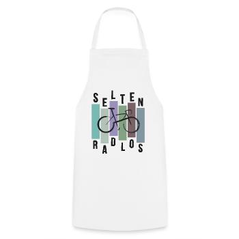 Selten Radlos - Fahrrad, Radsport lustiger Spruch - Kochschürze - Weiß - Vorne - AI Model Male 185 dark (185cm)