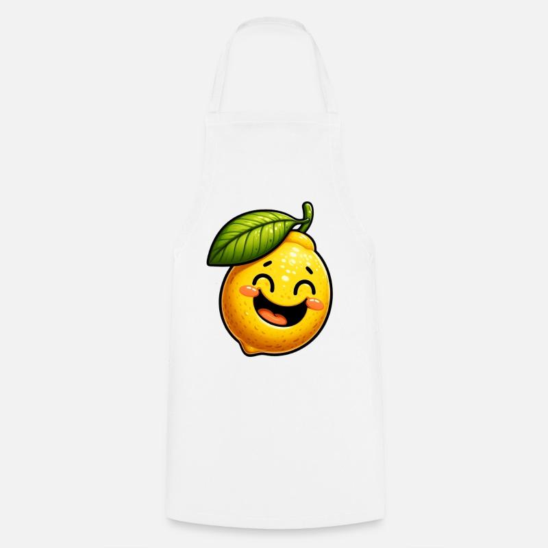 Lemon Lemons - Cooking Apron - white