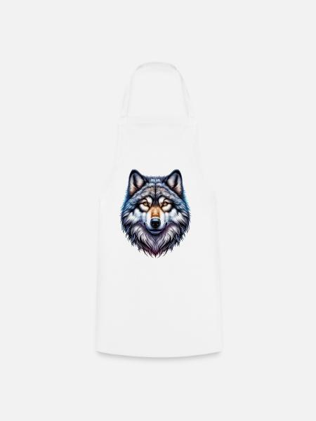 Wolf - Kochschürze - Weiß