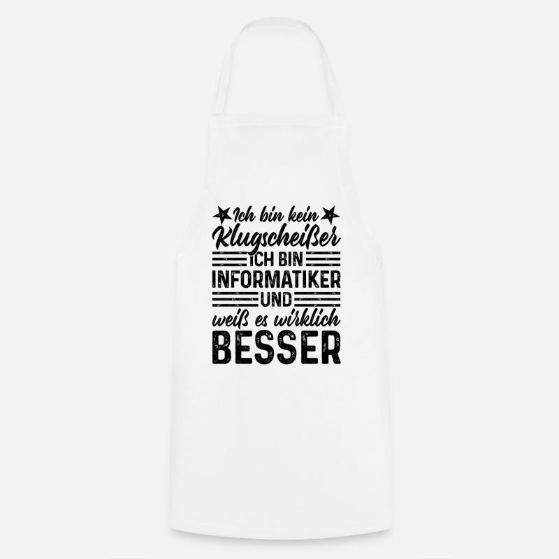 Informatiker - Kochschürze - Weiß