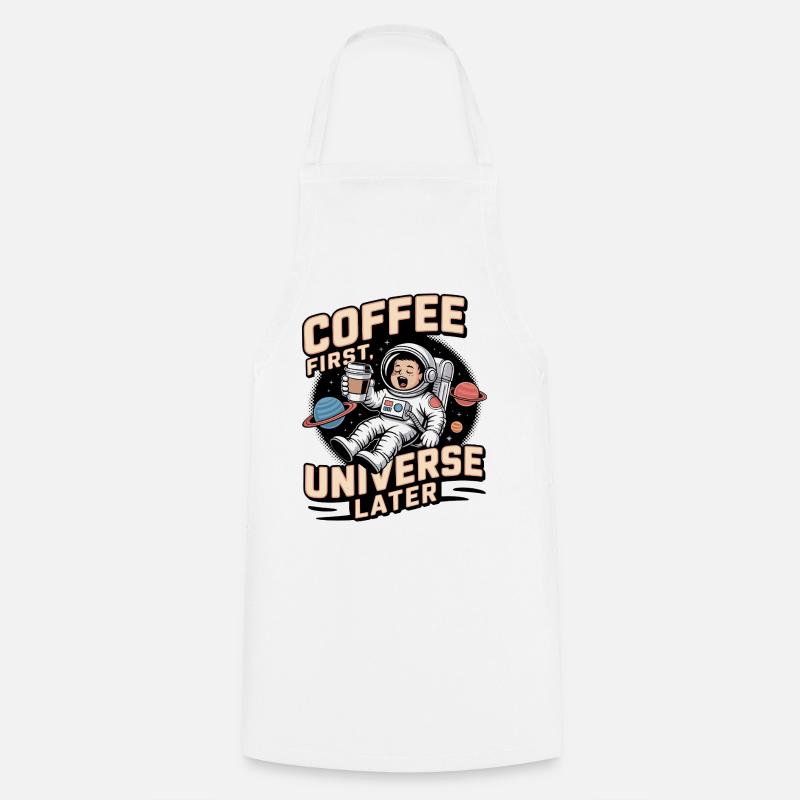 Astronaut in space - Cooking Apron - white