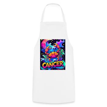 Cancer - Tablier de cuisine - blanc - Devant - AI Model Male 185 dark (185cm)