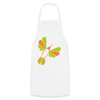 Kolibri_002 - Tablier de cuisine - blanc - Devant - AI Model Male 185 dark (185cm)