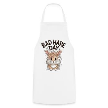 Animal Humor Rabbit Lion Head - Cooking Apron - white - Front - AI Model Male 185 dark (185cm)