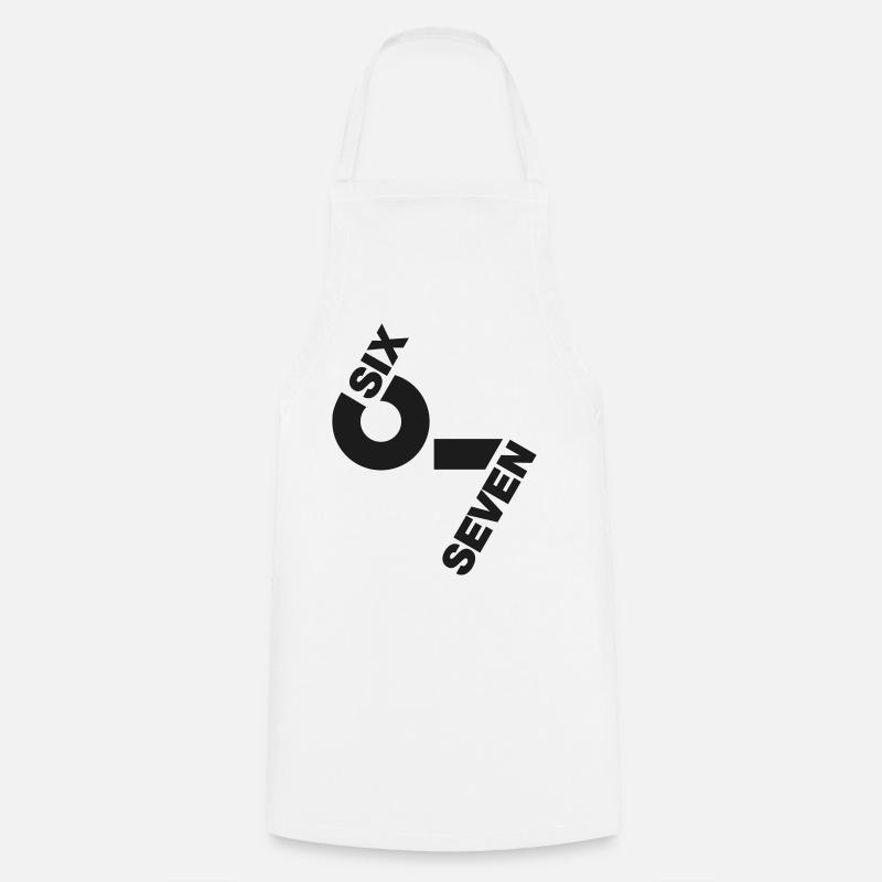 SixSeven 67 - Tablier de cuisine - blanc
