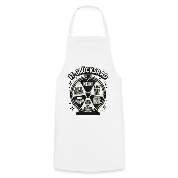 Support informatique Service Desk Wheel of Fortune Support IT - Tablier de cuisine - blanc - Devant - AI Model Male 185 dark (185cm)