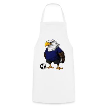 Eagle Soccer Bird - Cooking Apron - white - Front - AI Model Male 185 dark (185cm)
