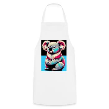 Koala - Tablier de cuisine - blanc - Devant - AI Model Male 185 dark (185cm)