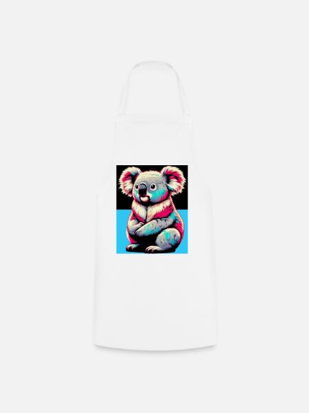 Koala - Cooking Apron - white