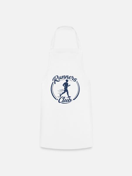 Runners Club Laufsport Logo - Kochschürze - Weiß