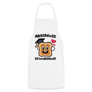 Kawaii Toast Abi Herzchen - Kochschürze - Weiß - Vorne - AI Model Male 185 dark (185cm)