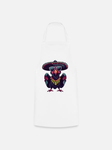Harpyie Vogel Sombrero - Kochschürze - Weiß