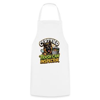 Berger belge - Tablier de cuisine - blanc - Devant - AI Model Male 185 dark (185cm)