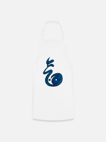 Ying yang - Kochschürze - Weiß
