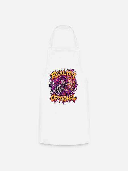 Reality is Optional - Kochschürze - Weiß