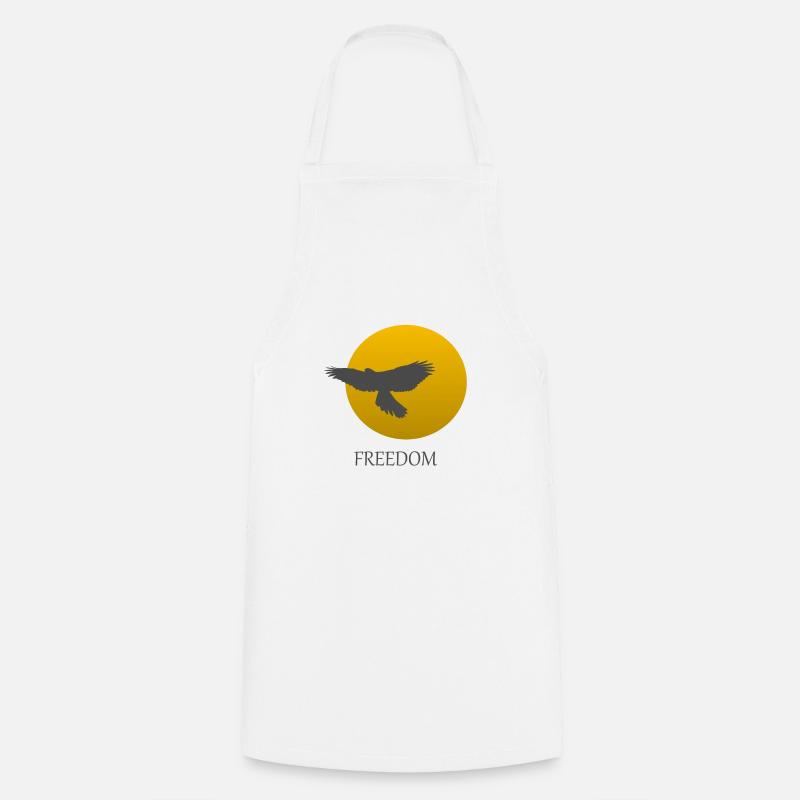 Vogel Greifvogel Freiheit - Kochschürze - Weiß