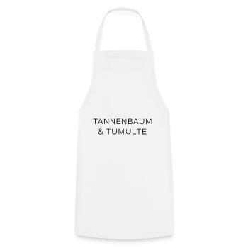 Christmas tree & riots - Cooking Apron - white - Front - AI Model Male 185 dark (185cm)
