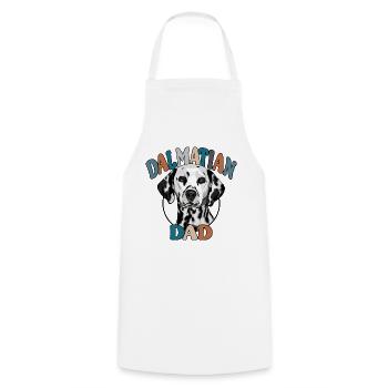Dalmatian Dad Hunde Hund Wilsigns - Kochschürze - Weiß - Vorne - AI Model Male 185 dark (185cm)