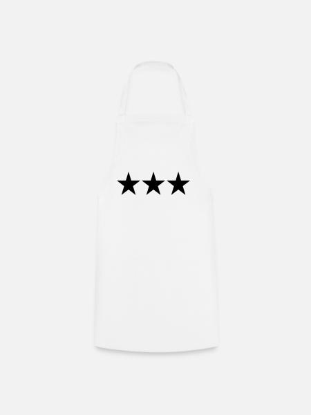 3 ÉTOILES - Tablier de cuisine - blanc