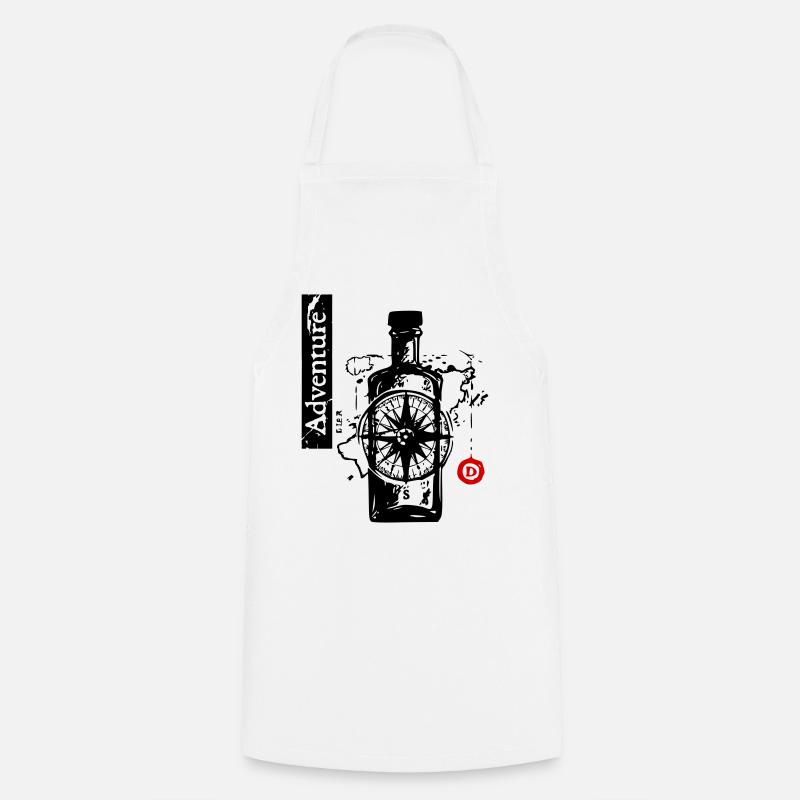 Voyage d’aventure - Tablier de cuisine - blanc