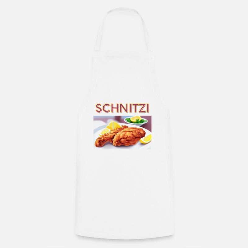 Schnitzi - Tablier de cuisine - blanc