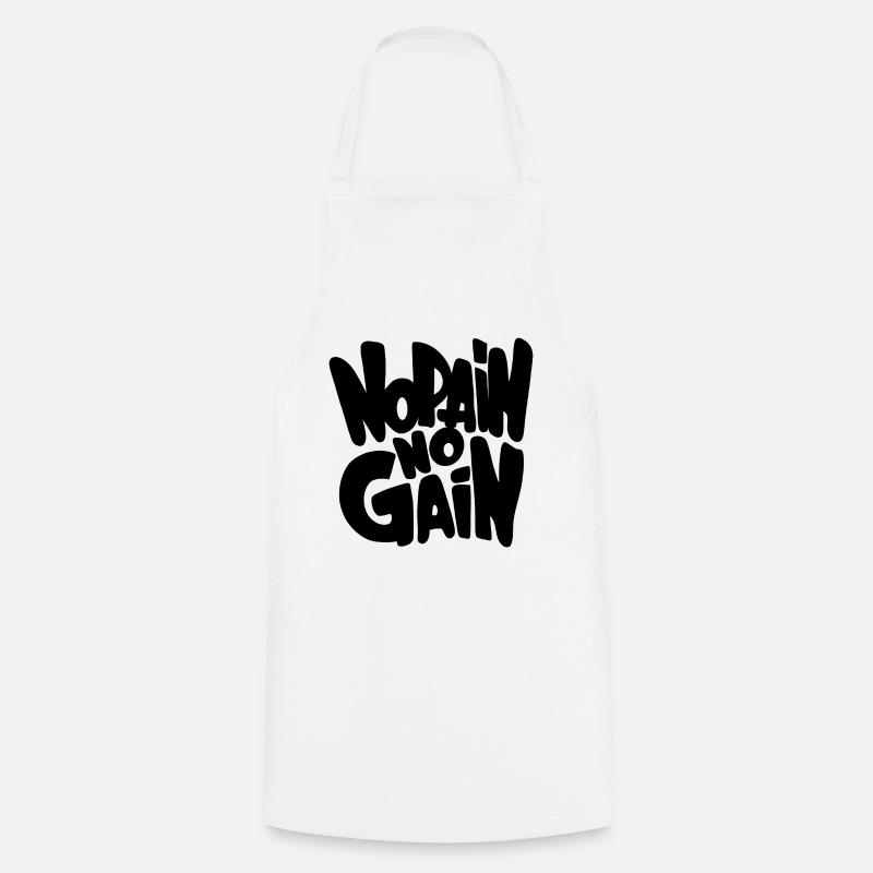 Gym Sport sport de musculation - Tablier de cuisine - blanc