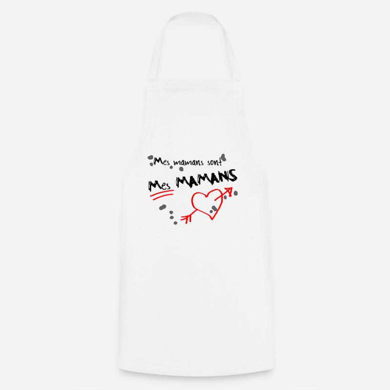 Mes_mamans - Tablier de cuisine - blanc
