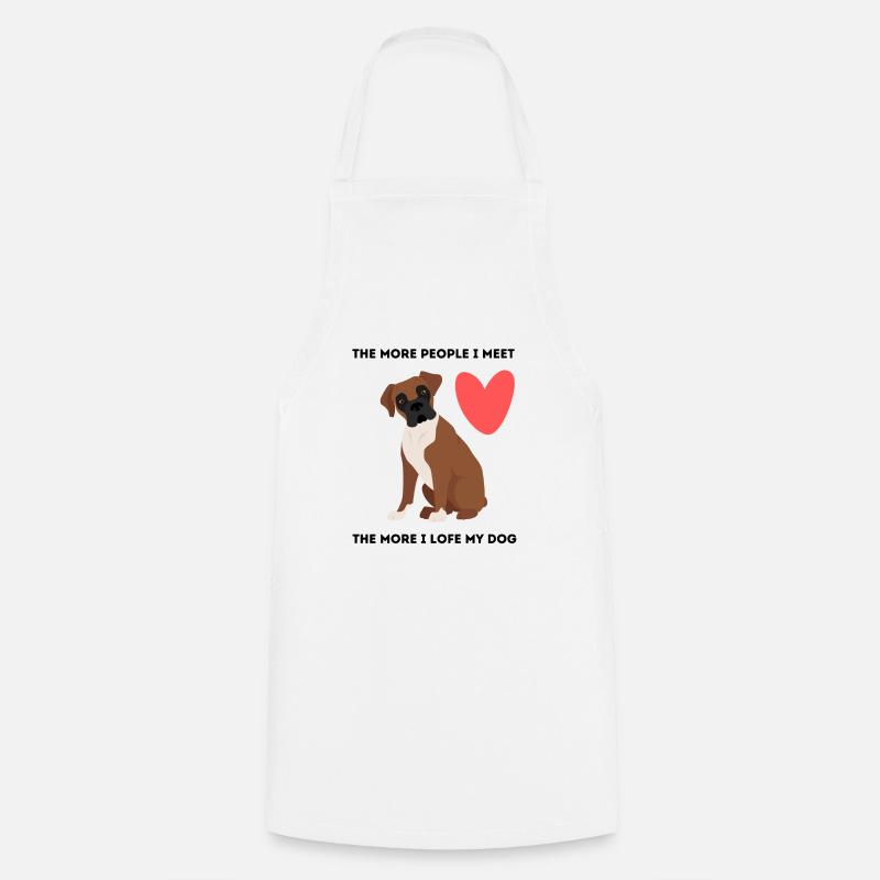 Conception de chien génial - Tablier de cuisine - blanc