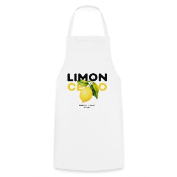 Limoncello Citrons Amalfi Italie Été - Tablier de cuisine - blanc - Devant - AI Model Male 185 dark (185cm)