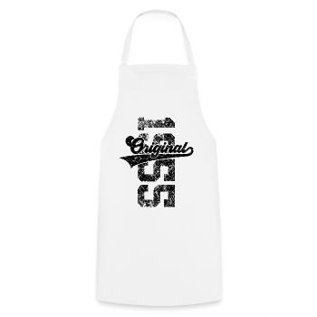 71E ANNIVERSAIRE ORIGINAL 1955 - Tablier de cuisine - blanc - Devant - AI Model Male 185 dark (185cm)
