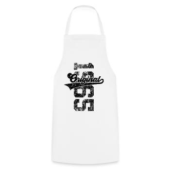 61E ANNIVERSAIRE ORIGINAL 1965 - Tablier de cuisine - blanc - Devant - AI Model Male 185 dark (185cm)