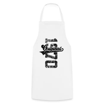 56E ANNIVERSAIRE ORIGINAL 1970 - Tablier de cuisine - blanc - Devant - AI Model Male 185 dark (185cm)