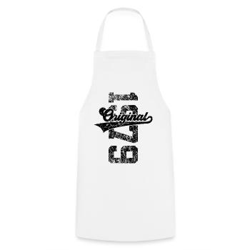 47TH BIRTHDAY ORIGINAL 1979 - Cooking Apron - white - Front - AI Model Male 185 dark (185cm)