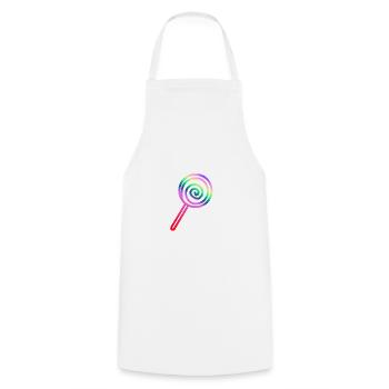 Lolli | Lollipop Candy Candy Sweet Gift - Cooking Apron - white - Front - AI Model Male 185 dark (185cm)