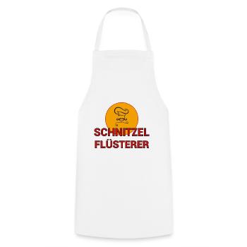 Schnitzel Whisperer Cook Cook Cook Gift - Cooking Apron - white - Front - AI Model Male 185 dark (185cm)