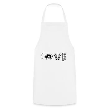 Divers | Diving diving sport diving certificate gifts - Cooking Apron - white - Front - AI Model Male 185 dark (185cm)