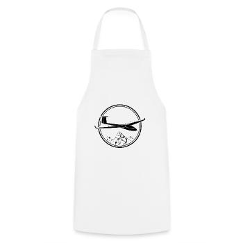 Vol à voile pilot | Vol à voile Hobby Idées cadeaux - Tablier de cuisine - blanc - Devant - AI Model Male 185 dark (185cm)