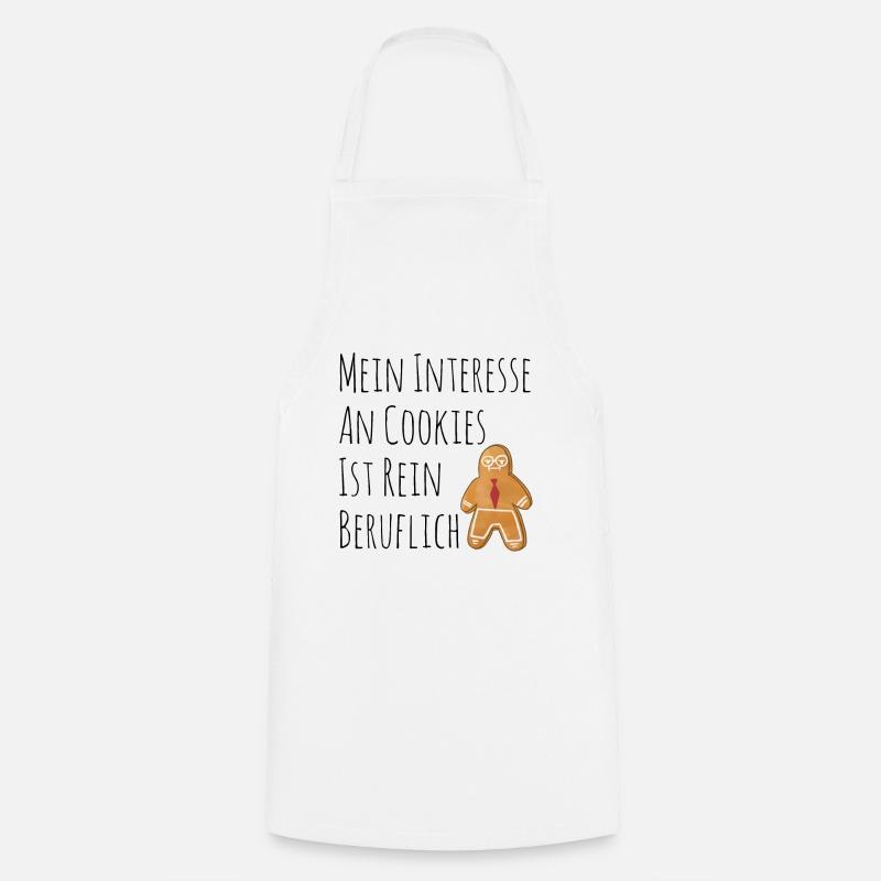 Lustig Datenschützer berufliche Cookies - Kochschürze - Weiß