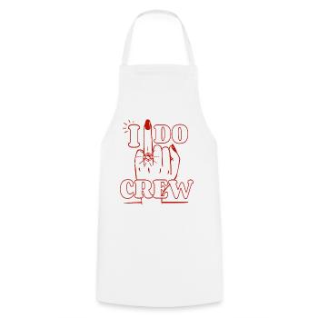 Bachelor Team Bride Hen Party I Do Crew - Cooking Apron - white - Front - AI Model Male 185 dark (185cm)