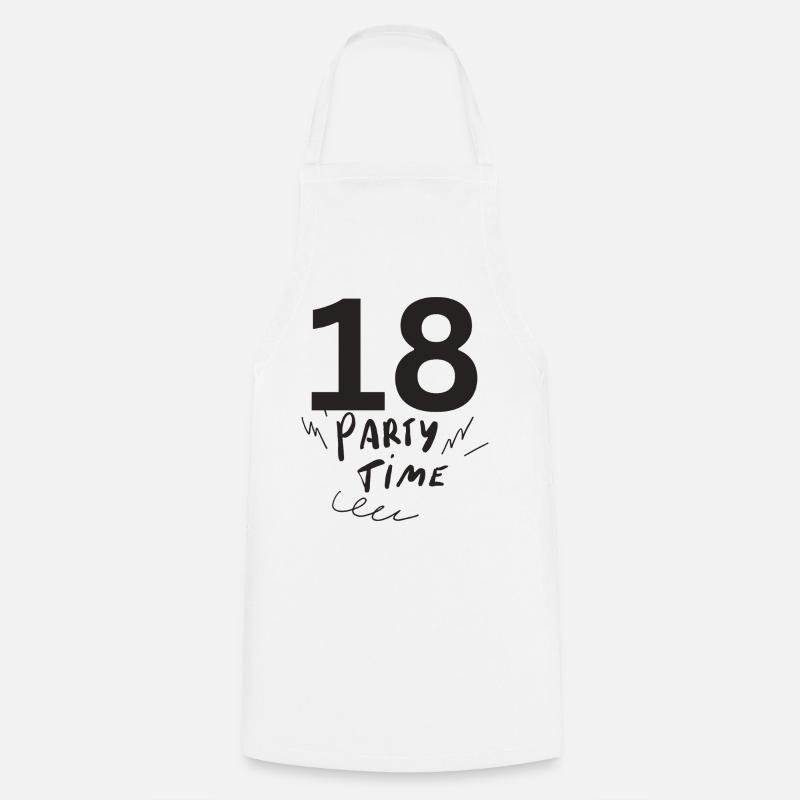 18 - Tablier de cuisine - blanc