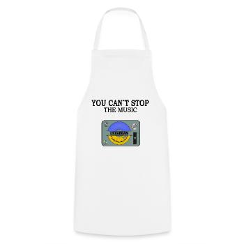 support ukraine slava ukraini ukrainian zelenskyi - Cooking Apron - white - Front - AI Model Male 185 dark (185cm)