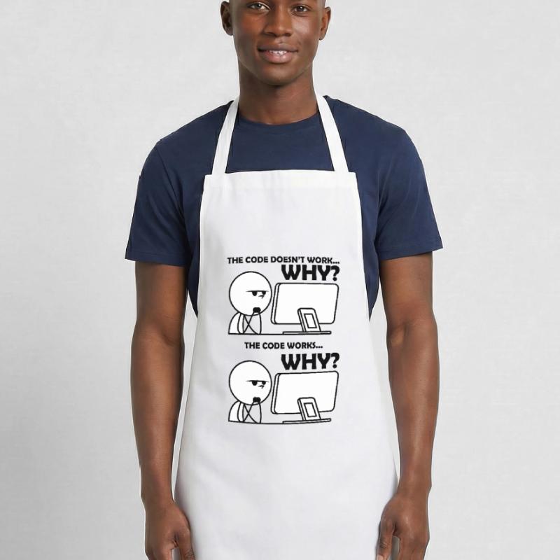 Programmation Code Drôle Tablier de cuisine