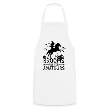 Witches Halloween - Cooking Apron - white - Front - AI Model Male 185 dark (185cm)